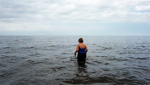 Karen in Lake Superior